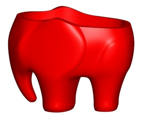 Macetas / Porta Lapices Con Forma De Elefante Grandes 12 Cm 