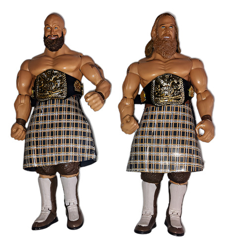 Wwe Figuras De Colección Wwe The Highlanders Lucha Libre Wwf (Usado)