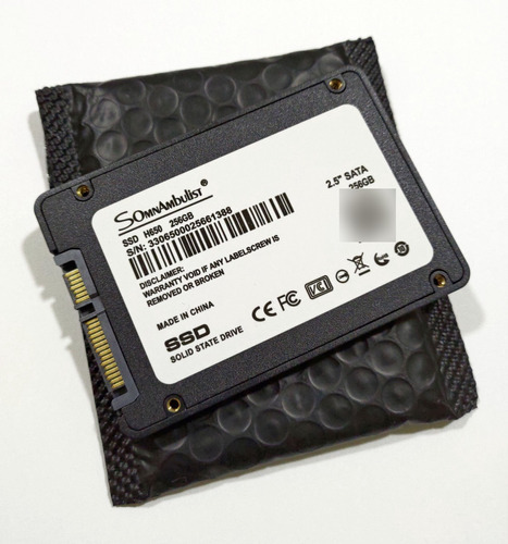 Ssd Disco Sólido Interno Ssd Somnambulist 256gb Sata Iii
