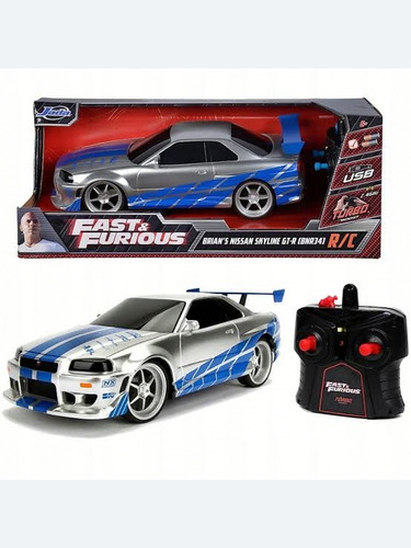 Jada Toys Fast & Furious Brian's Nissan Skyline Gt R/c