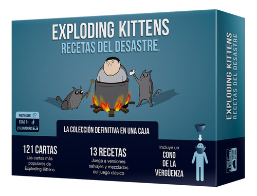 Exploding Kittens Recetas Del Desastre Juego De Mesa Español