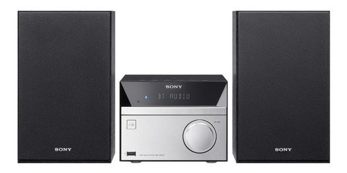 Imagen 1 de 2 de Minicomponente Sony CMT-S20 negro y plateado 10W de potencia - 120V/240V