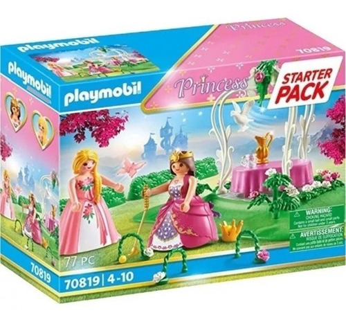 Playmobil Starter Pack - Jardin De Princesas - 70819