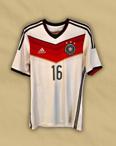 Jersey Alemania 2014 Local adidas Talla S Lahm #16 Ogerseys