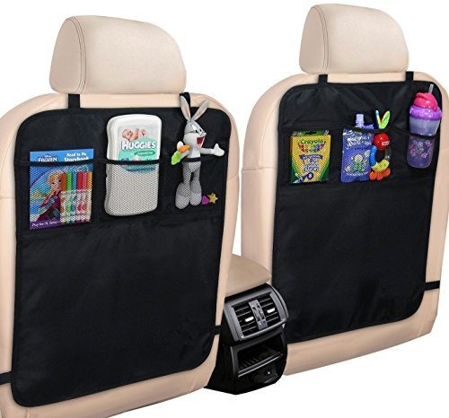 Kick Mats Impermeable Con Organizador De Asiento Trasero