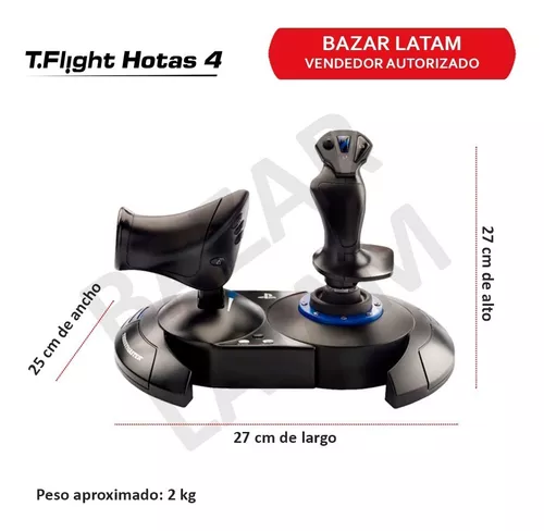 Hotas4 jogo de controle de dois mão, saitek evo ps4/pc, computador de  microcomputador, simulador de voo, fighter