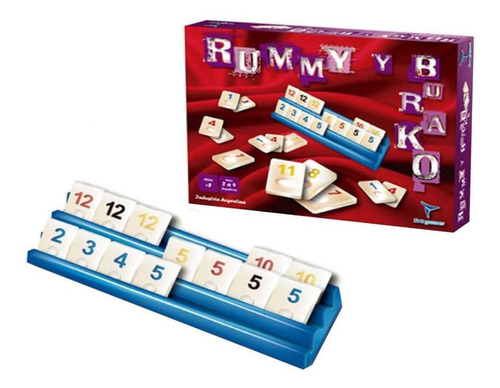 Juego De Mesa Rummy Y Burako Totogames 