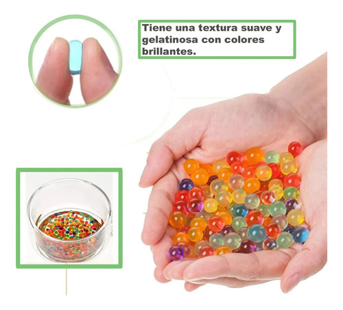Blister Orbeez Bolitas De Biogel Hidrogel X 20 Sobres