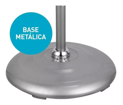 Ventilador De Pie Peabody Pe-vp250 Palas De Metal 20 130w Cantidad de aspas 3 Color de la estructura Plata Color de las aspas Plata Diámetro 20