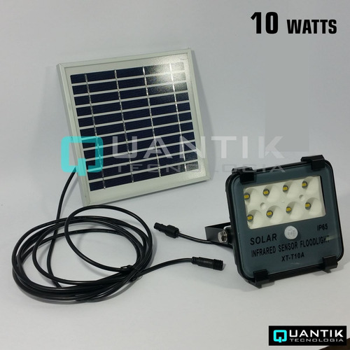 Kit Reflector Led+panel Solar+sensor Movimi+sensor Dia/noche