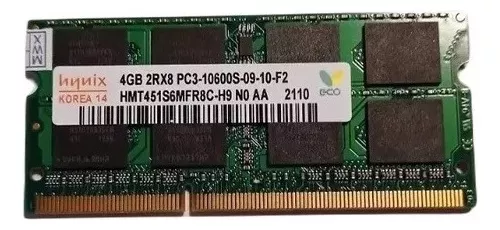 Sodimm Ddr3 1333mhz 1.5v 4gb Notebook All In One Hinyx