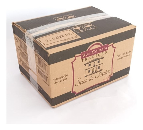 Suco De Uva Tinto Integral S/açúcar - 300ml - Cx -24 Unid.