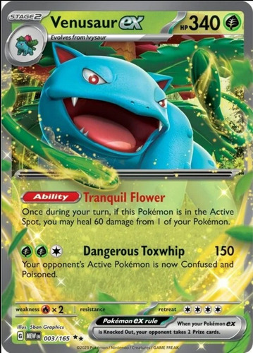 Venusaur Ex Pokemon 151 003/165