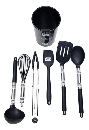 7 Utensilio Cocina Chef Nylon Acero Magefesa 10066 Xavi