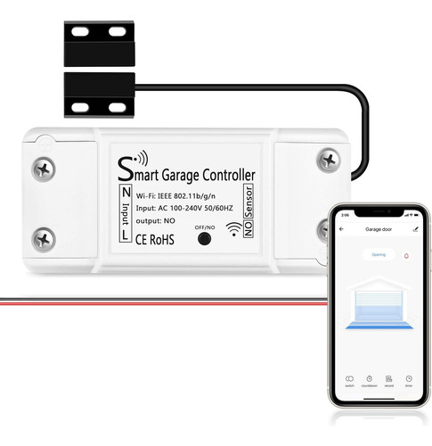 Control De Puerta De Cochera Wifi Smart Cierra Abre Monitore