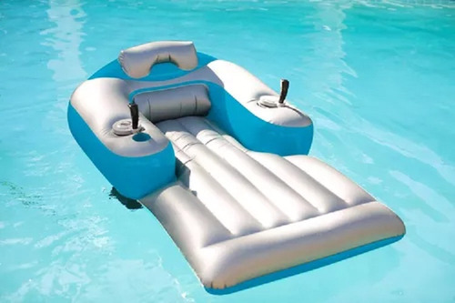 Flotador Inflable Sillón Alberca Motorizado Cama Piscina Msi
