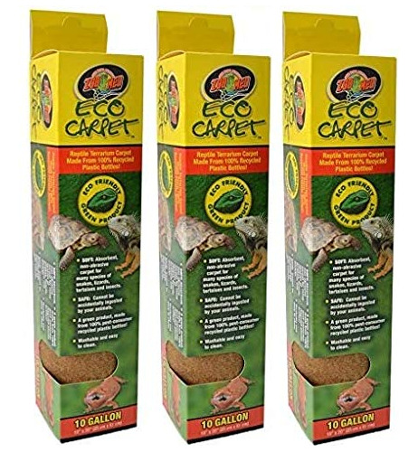 Zoo Med Eco Carpet - Alfombra De Reptil - 10 Galones (10 X 2