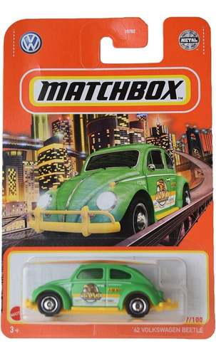 Matchbox Volkswagen Beetle '62, Verde #97/100