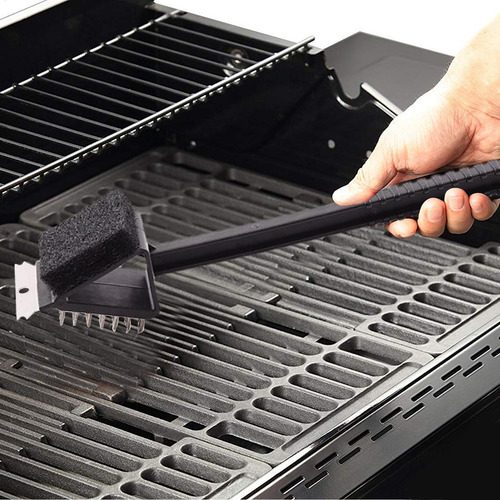 Kit De Limpieza Multifuncional Para Barbacoa Cepillo Triangu