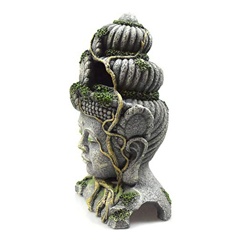 Hamiledyi Estatua De Cabeza De Buda Para Decoración De Acuar
