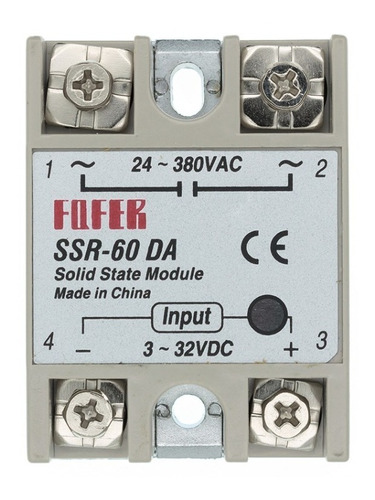 Relé De Estado Sólido Ssr-60da 60a