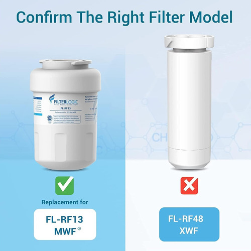 Filtro De Agua Para Refrigerador Filterlogic Mwf, Repuest...