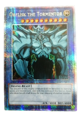 Obelisk The Tormentor / Quarter Century Rare / Yugioh