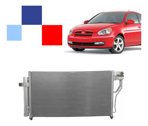 Condensador A/c Hyundai Accent New 2006-2011