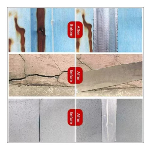 - 6 Rollos De Cinta Súper Impermeable For Evitar Fugas