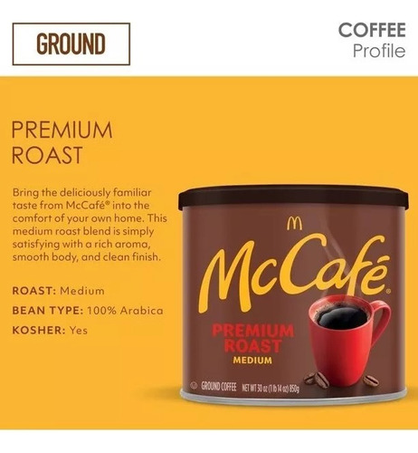 Mccafe Premium Roast Cafe 850 Gr 2 Pack