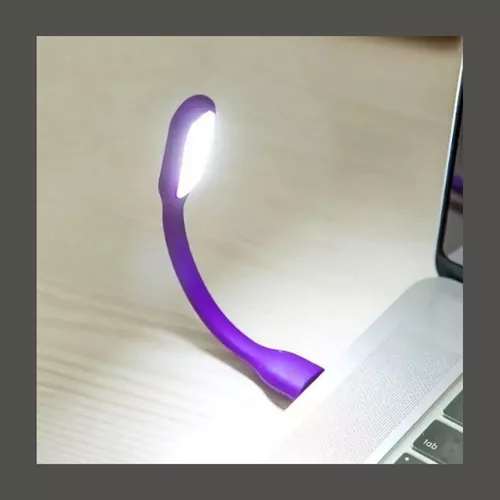 Mini Luminária Luz Lampada Led Abajur Notebook Usb Flexível - 5 Unidades -  Ricelomshop