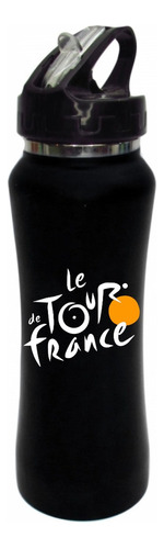 Termo Pitillo Tour De Francia Botilito Aluminio Negro 650ml