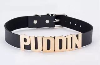 Gargantilha Choker Arlequina Harley Quinn Puddin Ajustavel