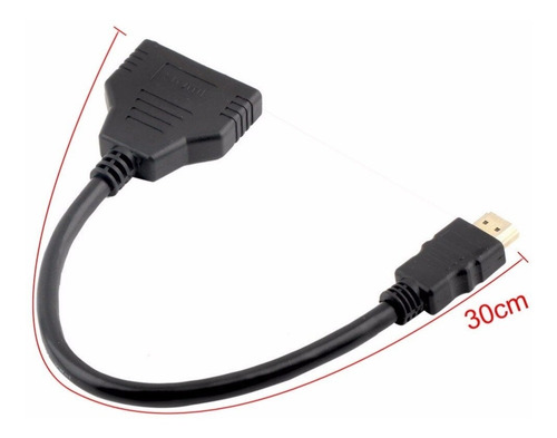 Imagen 5 de 8 de Adaptador Divisor Splitter Hdmi 1x2