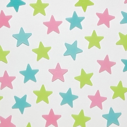 Imagen 2 de 2 de Estrellas Dreams Fluorescentes Coloridas Niños 50 Pzs