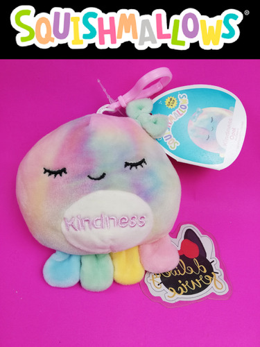 Squishmallows Clip On A Clip Peluche Kindness Opal 11cm 