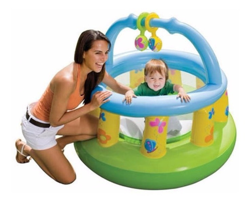 Corralito Pelotero Intex Gimnasio Bebe Inflable