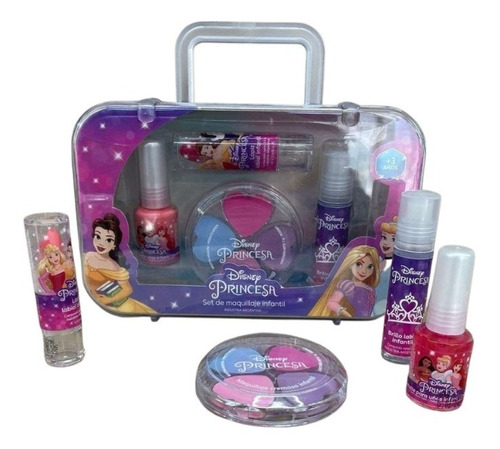 Valija Maquillaje Infantil Disney Princesas Original Nueva