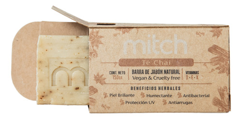 Mitch Jabón Botánico de Te Chai 150gr Antioxidante