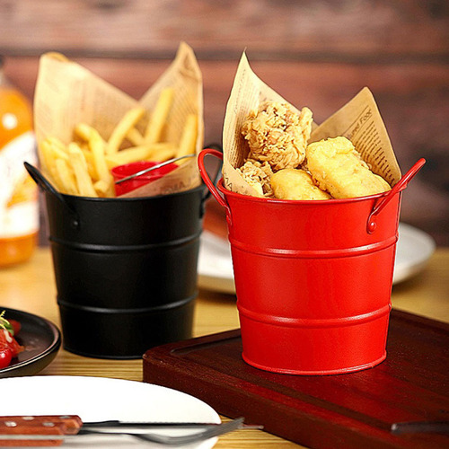 Cubo De Almacenamiento De Pollo Frito, Cubo Para Comida, 3 U