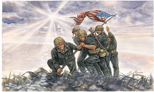 Iwo Jima Flag Raisers - 1:72 - Italeri 6098