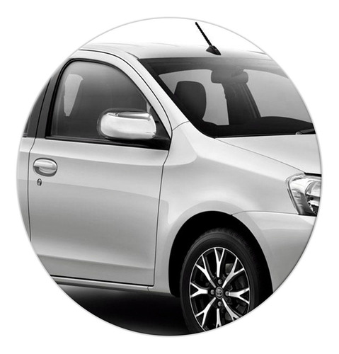 Apl Retrovisor Cromada S/ Pisca Corolla 08 / Etios