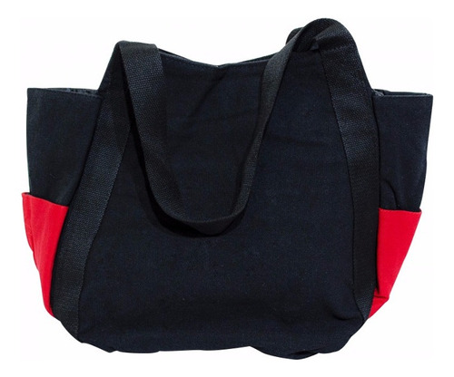 Bolsa Sacola Roupa Mickey Disney Licenciada 30x45 Cm Cor Preto/Vermelho