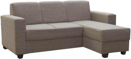 Sofa De 3 Cuerpos Con Extension Chaiselongue Tela O Pu Capri
