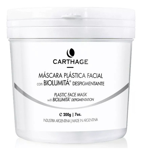 Carthage Mascara Plastica Biolumita Despigmentantex 200g