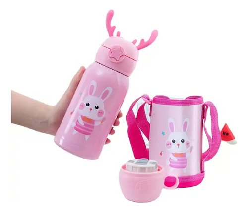 Termo Para Niños Botellón Con Bolso Vaso Bebes