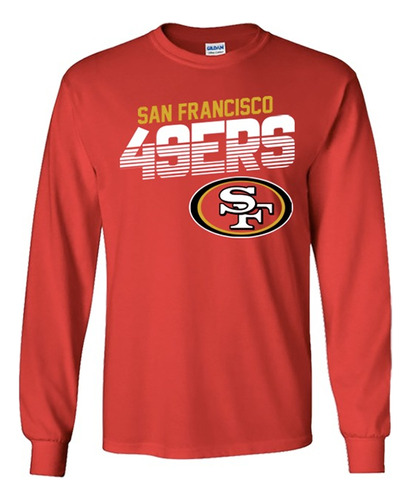 San Francisco 49ers Playeras Manga Larga Hombre Y Mujer #01