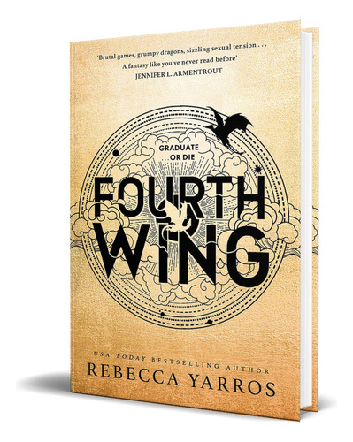 Fourth Wing, de Rebecca Yarros. Editorial Hachette Collections, tapa blanda en inglés, 2023