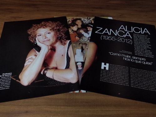 (ar197) Alicia Zanca * Clippings Revista 3 Pgs * 2012