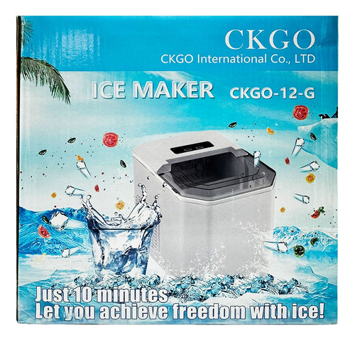Ice Maker Ckgo Maquina Para Hacer Hielo 12kg Dia (Reacondicionado)